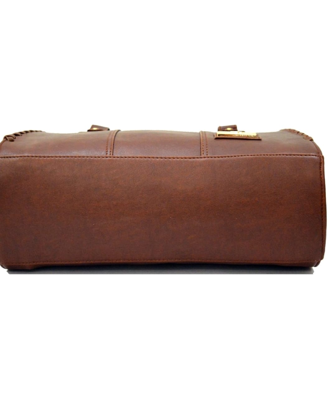 Raghna Classic Brown Faux Leather Handbag - Elegant Everyday Tote